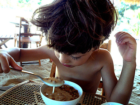 Café da manhã pé-na-areia, Barra Grande, Piauí (foto: André Galhardo)