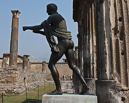 Estátua de Apolo, Pompéia