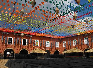 marilia-saojoao Convento das Mercês, preparado para festa