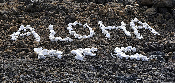 'Pichação' à beira da estrada na Big Island do Havaí. Foto: André Seale 'Pichação' à beira da estrada na Big Island do Havaí. Foto: André Seale