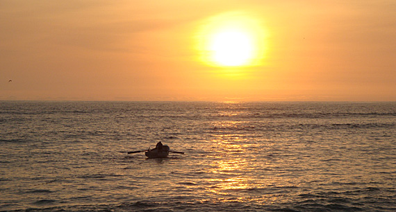 Pôr-do-sol no Pacífico Pôr-do-sol no Pacífico