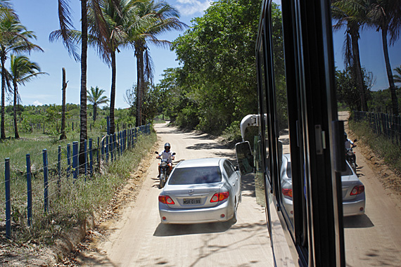 Na estrada entre Arraial e Caraíva Na estrada entre Arraial e Caraíva