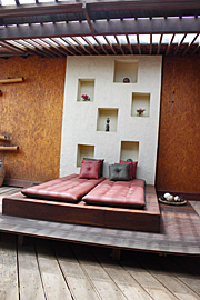 Beco de Noronha: pátio interno Beco de Noronha: pátio interno