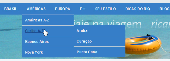 Menu Viaje na Viagem: já usou? Menu Viaje na Viagem: já usou?