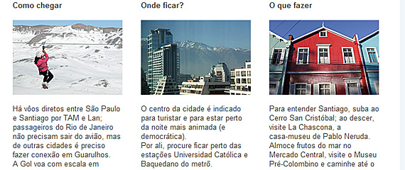 Página de Santiago no Viaje na Viagem Página de Santiago no Viaje na Viagem