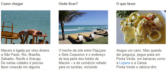 Página de Maceió no Viaje na Viagem Página de Maceió no Viaje na Viagem