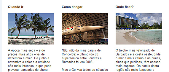 Nova página no VnV: Barbados Nova página no VnV: Barbados
