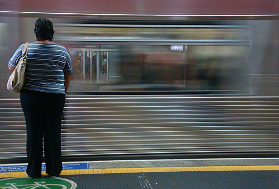 No metrô