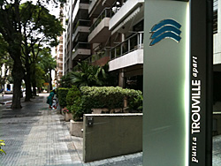 A distância entre o Punta Trouville Suites e o Punta Trouville Apart A distância entre o Punta Trouville Suites e o Punta Trouville Apart