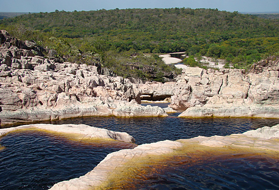 Piscinas da cachoeira do Roncador, Chapada Diamantina. Foto: Cibele Fabichak Piscinas da cachoeira do Roncador, Chapada Diamantina. Foto: Cibele Fabichak