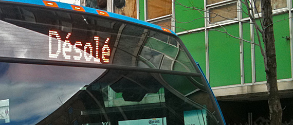 Ônibus em Montreal Ônibus em Montreal