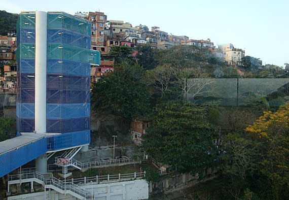 Vista para a favela