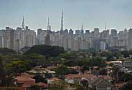 São Paulo vista do terraço do hotel Unique