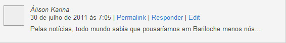 Comentário de Álison Karina Comentário de Álison Karina