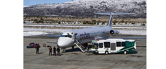 Andes pousa em Bariloche