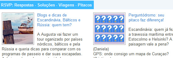 RSVP: Respostas, Soluções, Viagens e Pitacos RSVP: Respostas, Soluções, Viagens e Pitacos