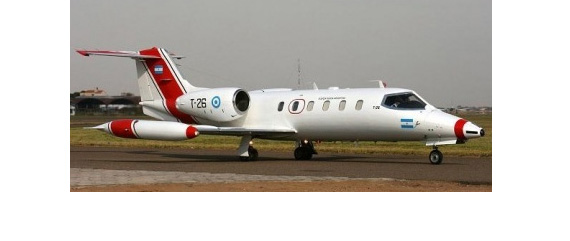 Avión verificador de la Aeronáutica argentina -- foto: AN Bariloche