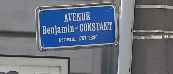 Benjamin Constant em Lausanne Benjamin Constant em Lausanne
