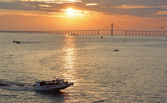 Pôr do sol no Rio Negro Pôr do sol no Rio Negro