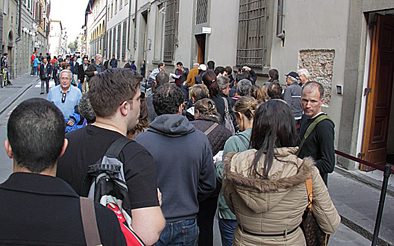 Accademia: fila dos com-hora marcada Accademia: fila dos com-hora marcada