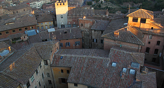 Entardecer em Siena Entardecer em Siena