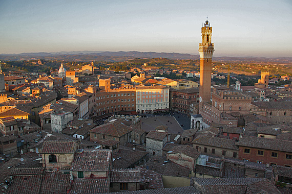 Entardecer em Siena Entardecer em Siena