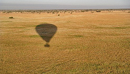 De balão no Serengeti (foto: Luisa, Arquivo de Viagens)