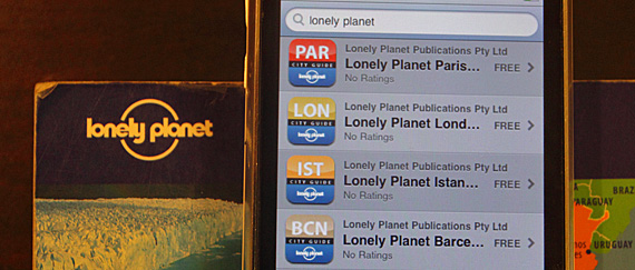 Lonely Planet grátis, um oferecimento vulcão Impronunciável