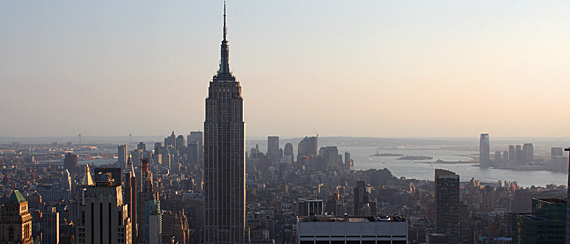 Empire State Building visto do Top of the Rock