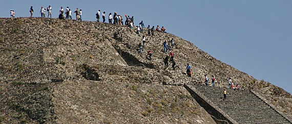 Pirâmide em Teotihuacán, Cidade do México