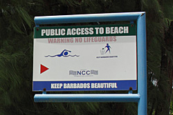 Passagem pública para praia