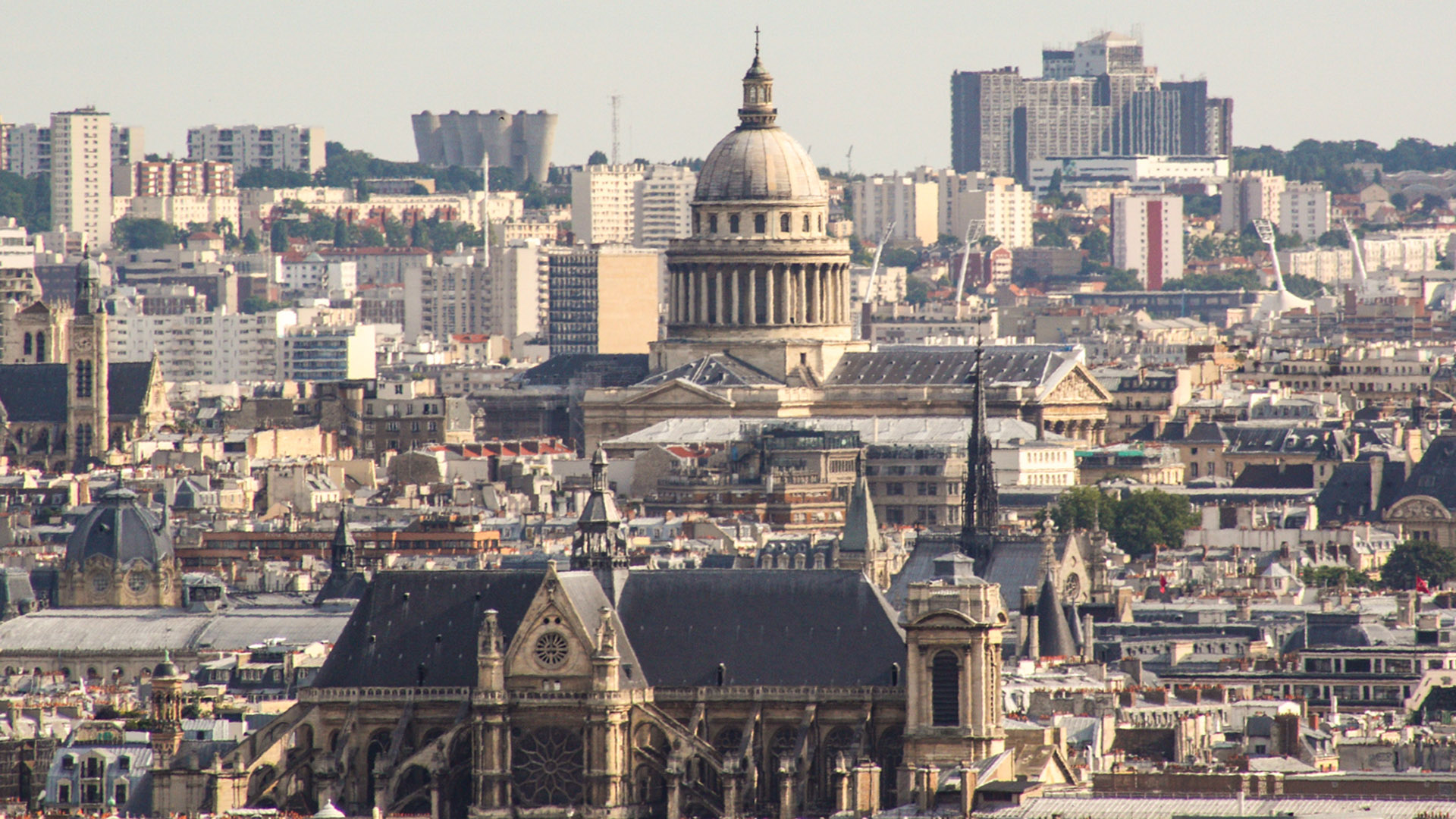 Paris do alto: vista da Sacré-Coeur