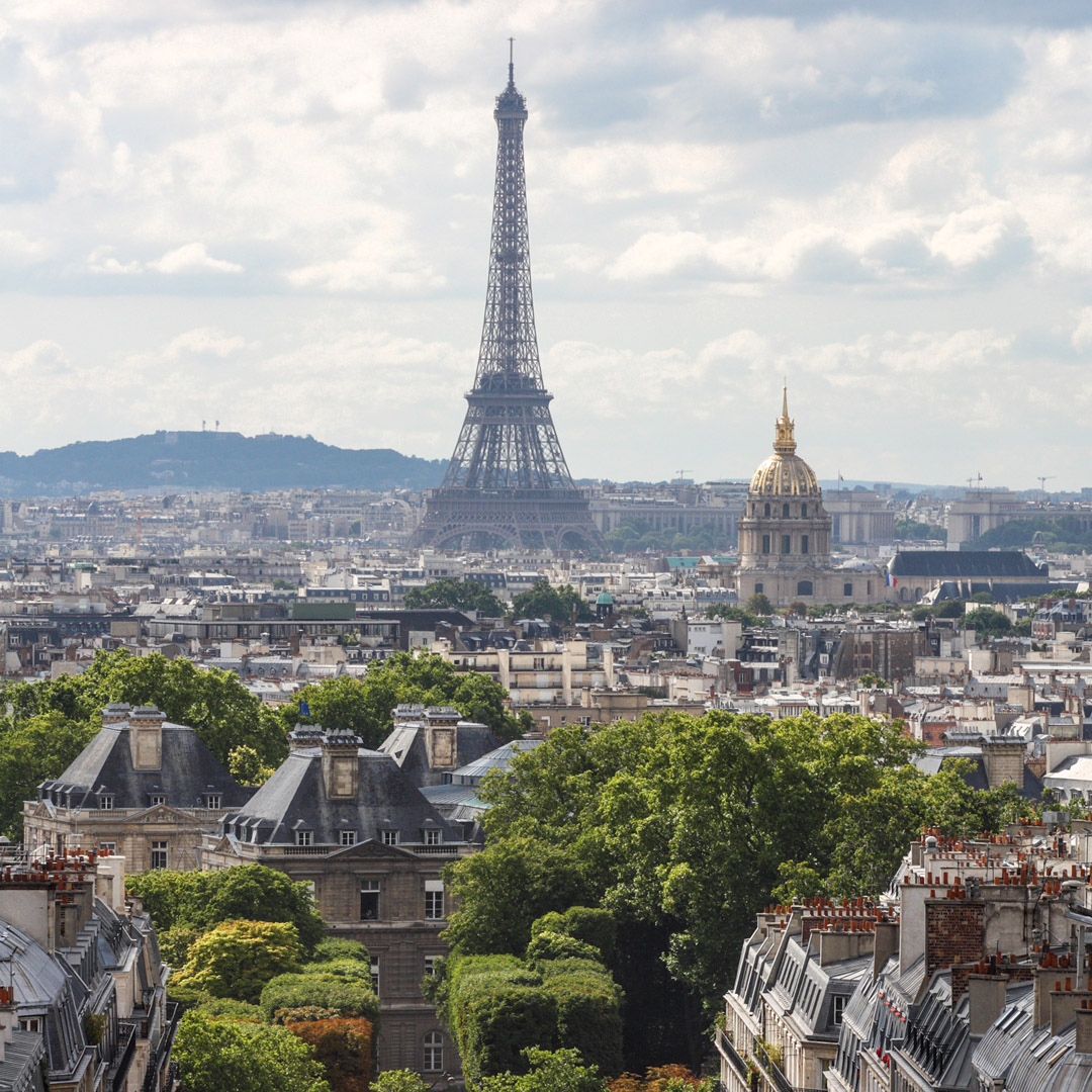 Paris do alto: vista do Panthéon