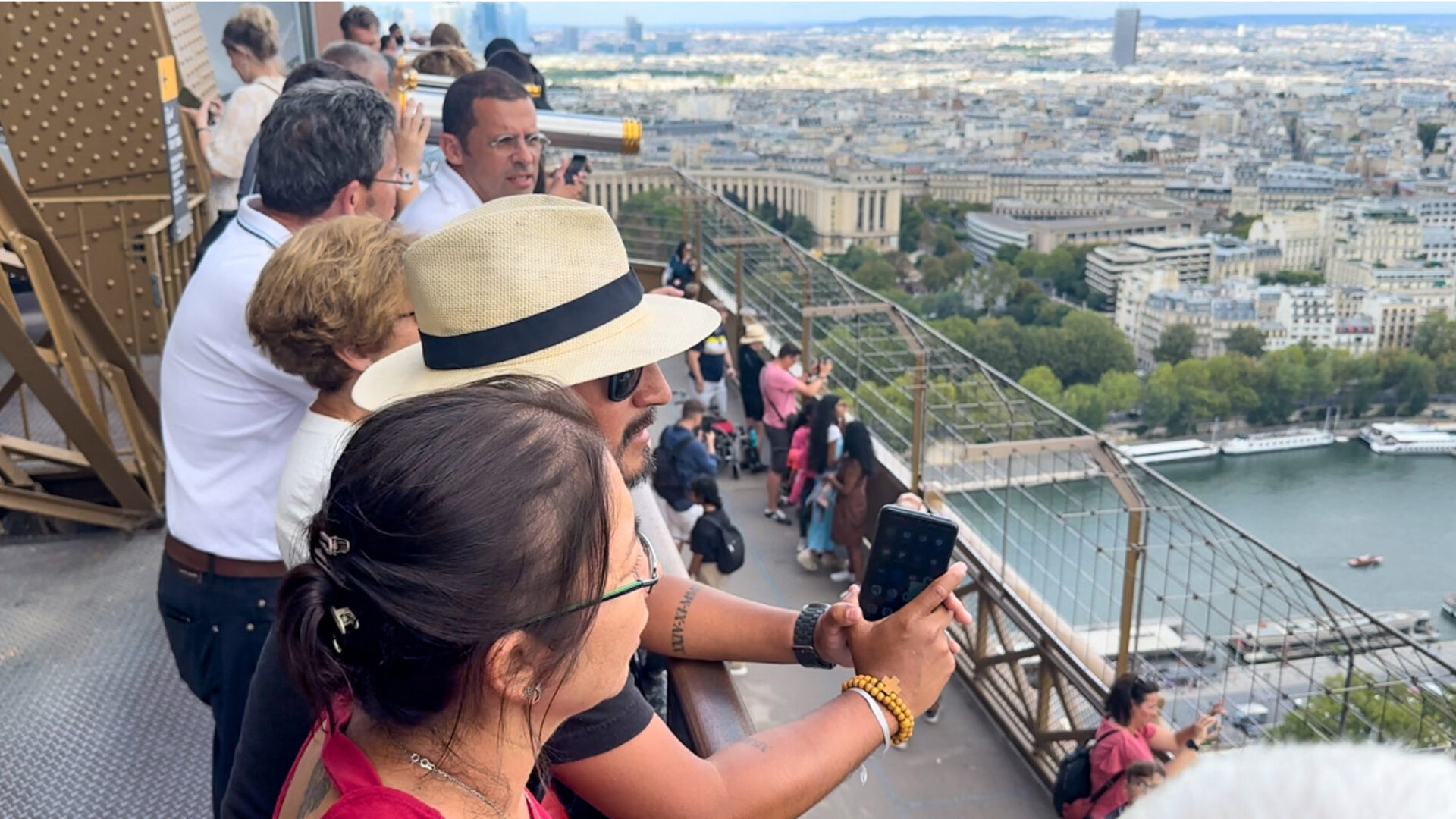Torre Eiffel: vista do Segundo Andar