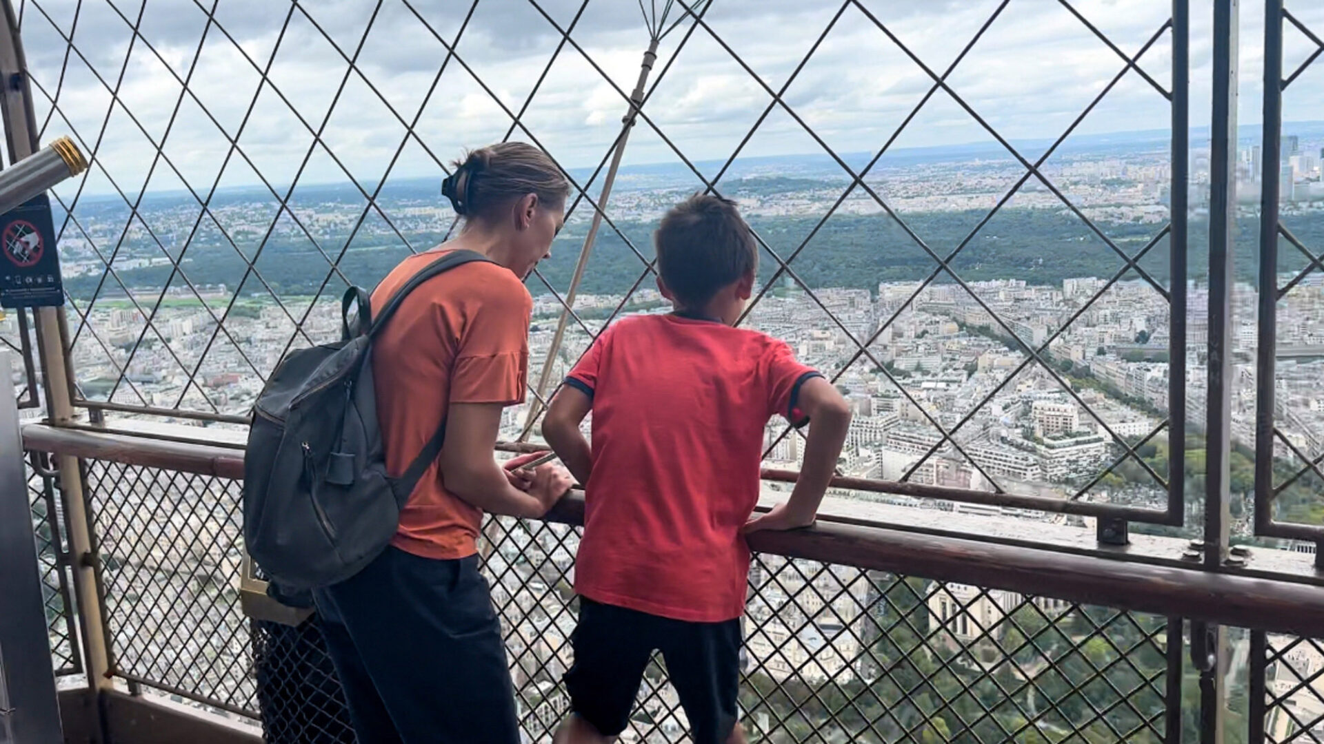 Torre Eiffel: vista do topo