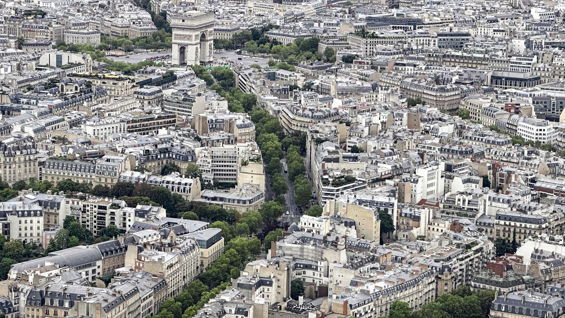 Torre Eiffel: vista do topo