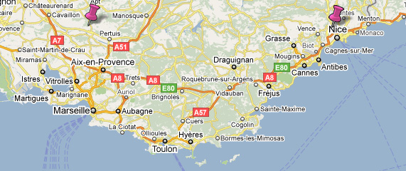 Provence & Côte d'Azur: as duas bases da Isabel O.
