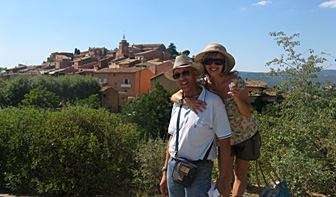 Mário e Isabel em Sénanque