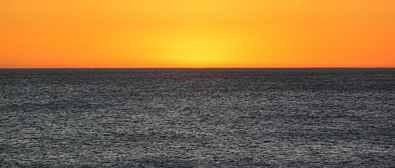 Pôr do sol em Punta del Este