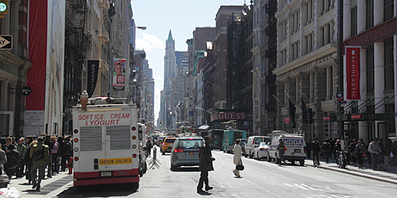 Broadway no trecho entre Soho e Nolita