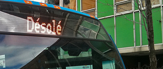 Ônibus em Montreal