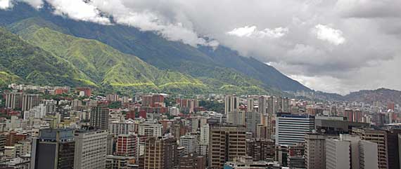 Caracas vista do hotel Renaissance
