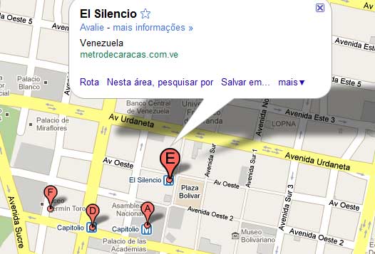 O mapa do Google, errado