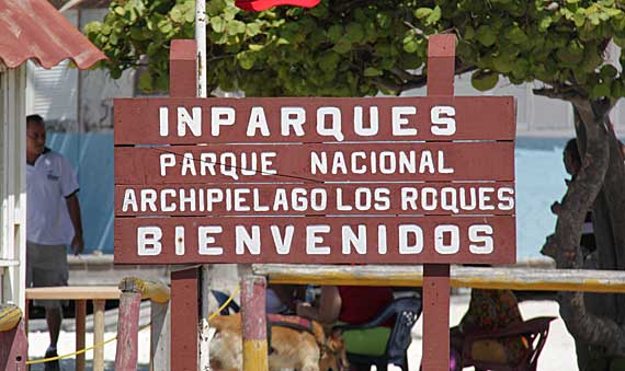 Chegada a Los Roques