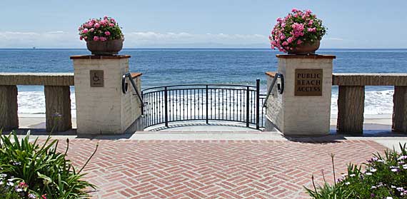 Santa Barbara: praia em frente ao Biltmore