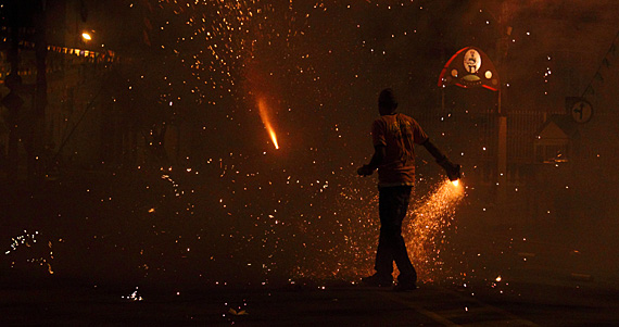 Espadas de fogo em Estância (SE)