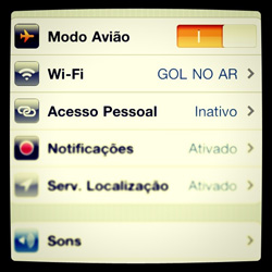 Gol no Ar, no iPhone