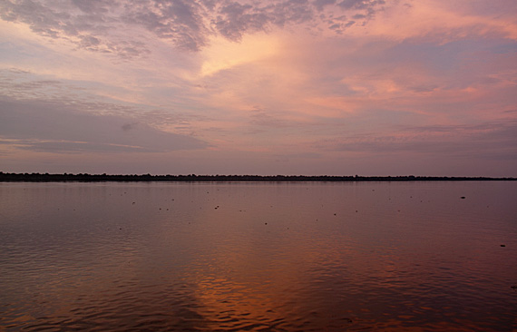 Nascer do sol no Solimões