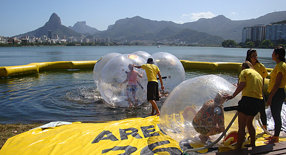 Arena Inflável, Lagoa 