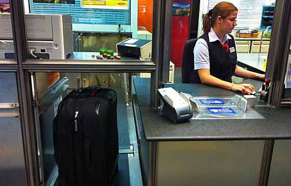 Fast Baggage: entregando a mala